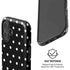 Black and White Polka Dots iPhone 16 Plus Magsafe Impact Case