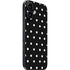 Black and White Polka Dots iPhone 16 Plus Skin
