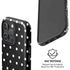 Black and White Polka Dots iPhone 16 Pro Magsafe Impact Case