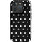 Black and White Polka Dots iPhone 16 Pro Max Impact Case