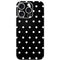 Black and White Polka Dots iPhone 16 Pro Skin