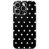 Black and White Polka Dots iPhone 16 Pro Skin