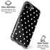 Black and White Polka Dots iPhone 16e Clear Case