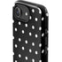 Black and White Polka Dots iPhone 16e Impact Case