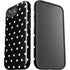 Black and White Polka Dots iPhone 16e Impact Case