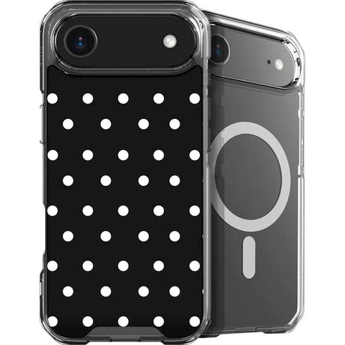 Black and White Polka Dots iPhone 17 Air MagSafe Case