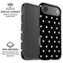 Black and White Polka Dots iPhone 17 Air Magsafe Impact Case