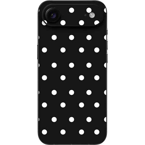 Black and White Polka Dots iPhone 17 Air Skin