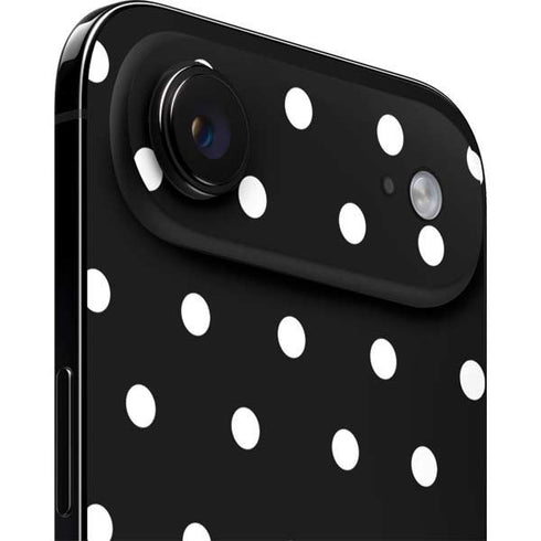 Black and White Polka Dots iPhone 17 Air Skin