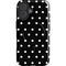 Black and White Polka Dots iPhone 17 Magsafe Impact Case