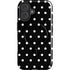Black and White Polka Dots iPhone 17 Magsafe Impact Case
