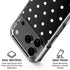 Black and White Polka Dots iPhone 17 Pro MagSafe Case