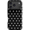 Black and White Polka Dots iPhone 17 Pro Max Impact Case