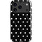 Black and White Polka Dots iPhone 17 Pro Max Magsafe Impact Case