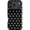 Black and White Polka Dots iPhone 18 Pro Impact Case