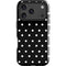 Black and White Polka Dots iPhone 18 Pro Max Impact Case