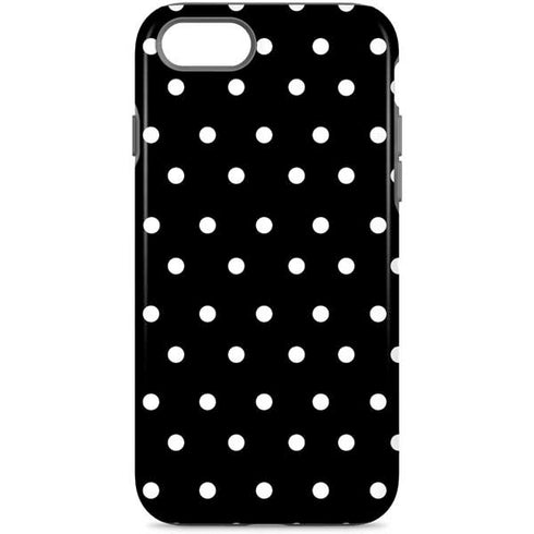 Black and White Polka Dots iPhone Cases