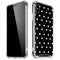 Black and White Polka Dots iPhone X/XS Clear Case