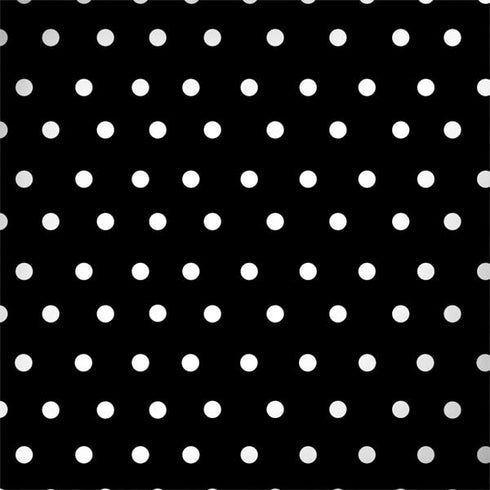Black and White Polka Dots MacBook Skins