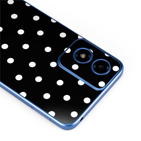 Black and White Polka Dots Moto G Play 4G (2024) Skin