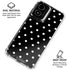 Black and White Polka Dots Moto G Power 5G (2024) Clear Case