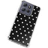Black and White Polka Dots Moto G Power 5G (2025) Clear Case