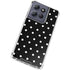 Black and White Polka Dots Moto G Stylus 5G (2025) Clear Case