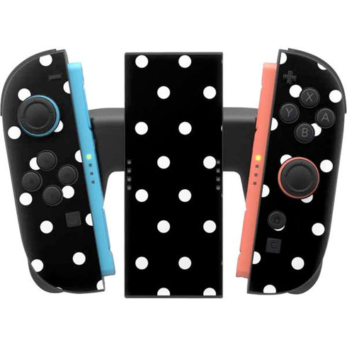Black and White Polka Dots Nintendo Switch 2 (2025) Joy-Con Controller Skin