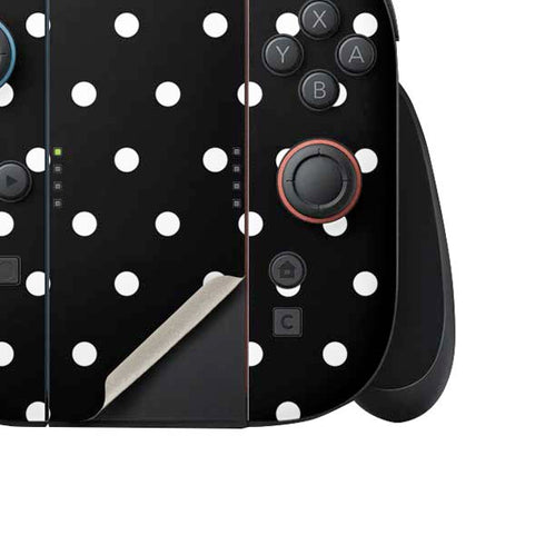Black and White Polka Dots Nintendo Switch 2 (2025) Joy-Con Controller Skin
