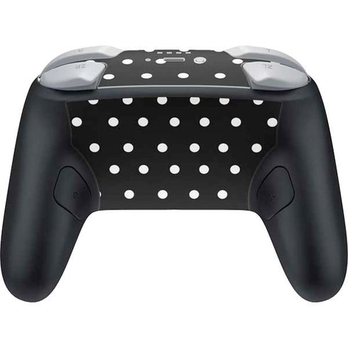 Black and White Polka Dots Nintendo Switch 2 (2025) Pro Controller Skin