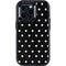 Black and White Polka Dots Otterbox Defender iPhone Skin