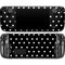 Black and White Polka Dots Steam Deck Handheld Gaming Computer OLED Skin