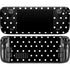 Black and White Polka Dots Steam Deck Handheld Gaming Computer Skin