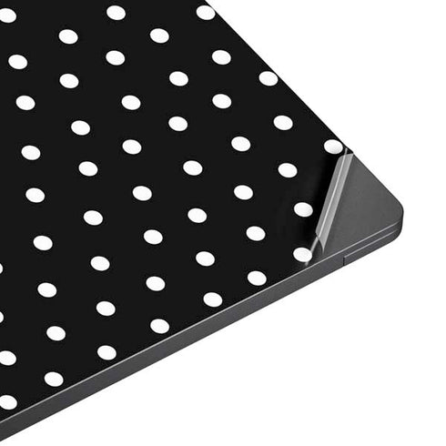 Black and White Polka Dots Surface Laptop 7 15in Skin