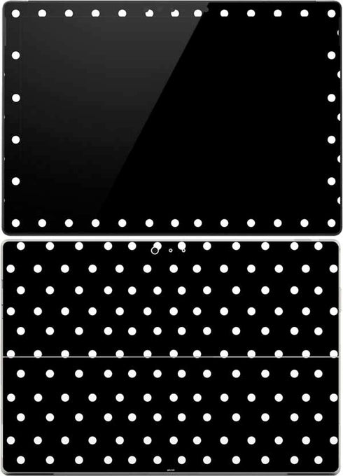 Black and White Polka Dots Surface Pro (2017) Skin