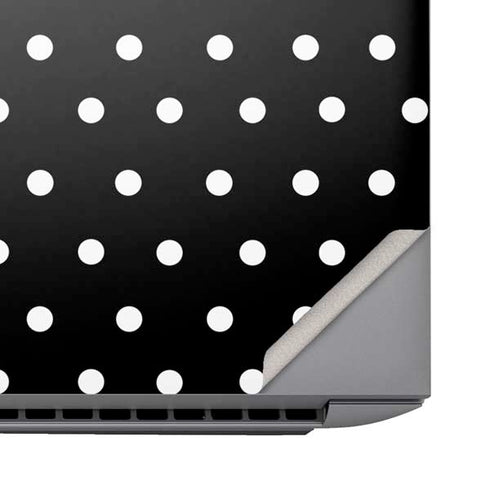 Black and White Polka Dots HP ZBook Fury 16 G10 Skin