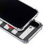 Black And White Striped Heart Galaxy A36 5G Clear Case