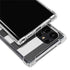 Black And White Striped Heart Galaxy S23 Ultra Clear Case