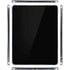 Black And White Striped Heart iPad Pro 11in (2024) Clear Case
