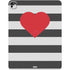 Black And White Striped Heart iPad Pro 13in M4 (2024) Skin