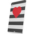 Black And White Striped Heart iPad Pro 13in M4 (2024) Skin