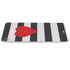 Black And White Striped Heart iPad Pro 13in M4 (2024) Skin