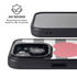 Black And White Striped Heart iPhone 13 Kickstand Case