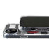 Black And White Striped Heart iPhone 14 MagSafe Case