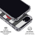 Black And White Striped Heart iPhone 16e MagSafe Case