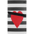 Black And White Striped Heart PS5 Pro Bundle Skin