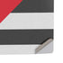 Black And White Striped Heart PS5 Pro Disk Console Skin