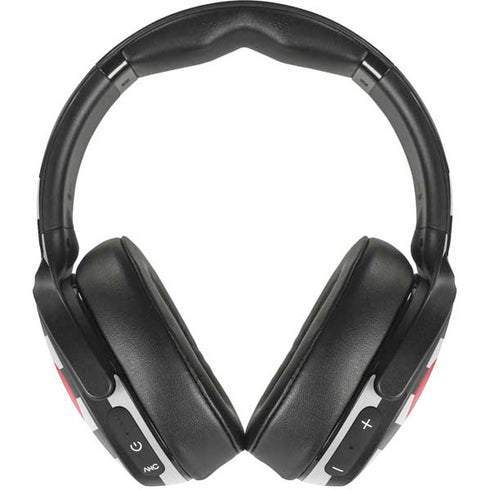 Black And White Striped Heart Skullcandy Venue Skin