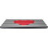Black And White Striped Heart Surface Laptop 7 13.8in Skin
