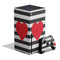 Black And White Striped Heart Xbox Series X Bundle Skin